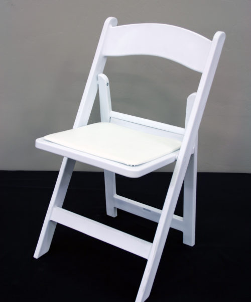 White Wood Resin Chair
